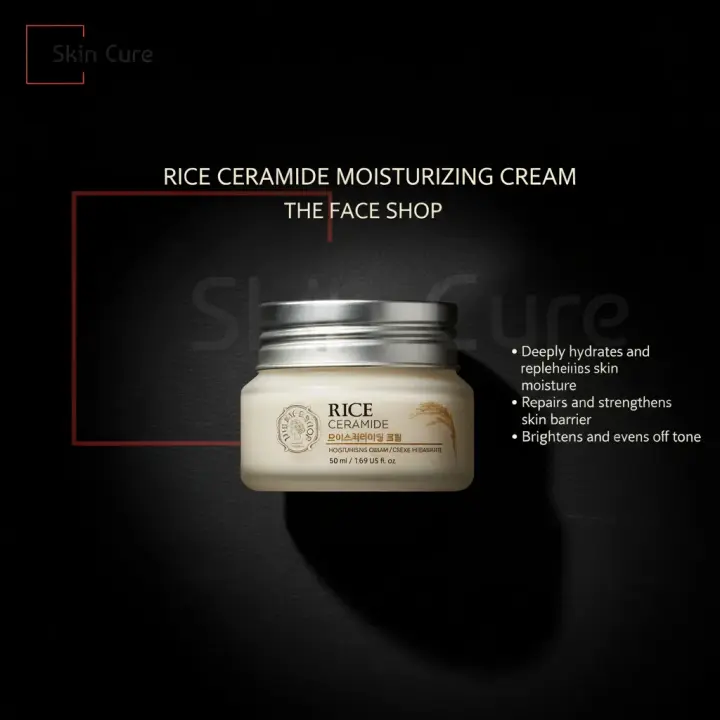 he Face Shop Rice Ceramide Moisturizing Cream- 50ml