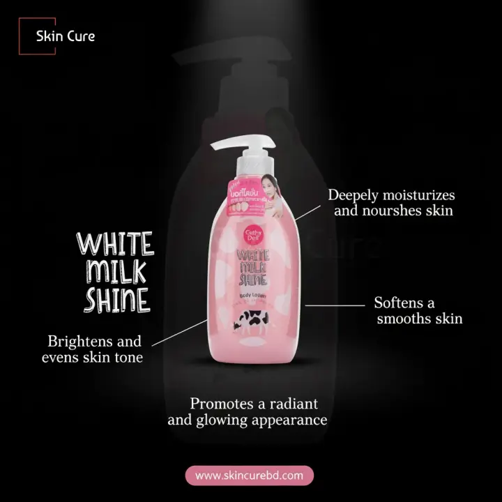 Cathy Doll White Milk Shine Body Lotion- 450ml