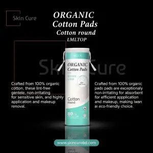 LMLTOP Cotton Pad For All Skin Types 80pcs