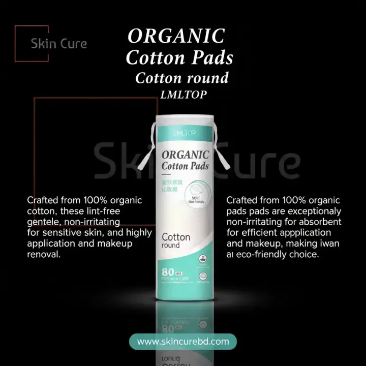 LMLTOP Cotton Pad For All Skin Types 80pcs
