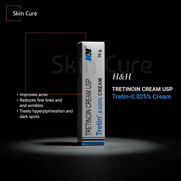 H&H Tretinoin 0.025% USP Cream- 30g