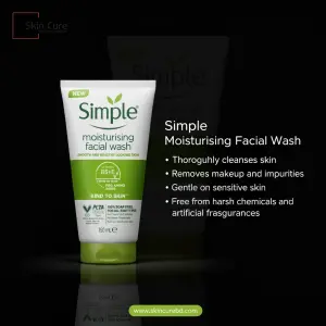 Simple Moisturising Facial Wash- 150ml