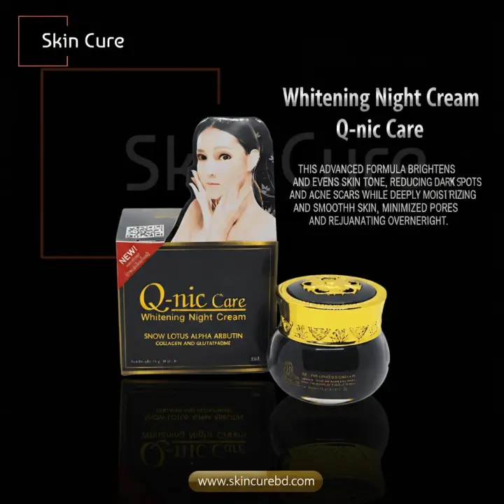 Q-nic Care Whitening Night Cream- 15g
